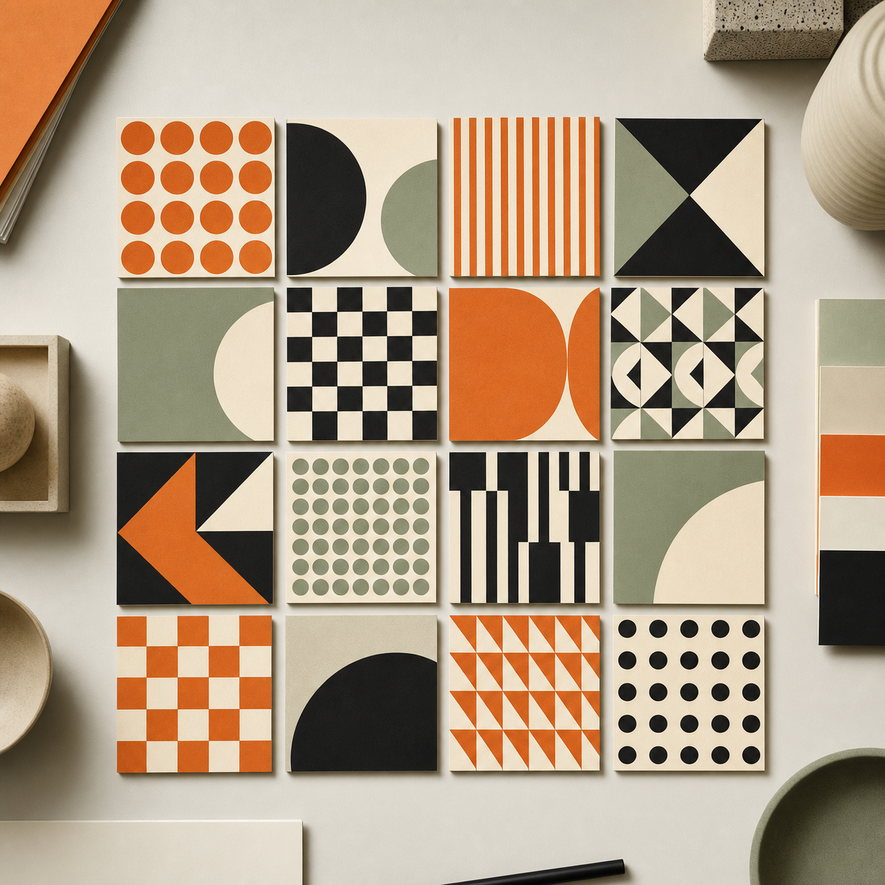 Retro Geometric Patterns pattern preview