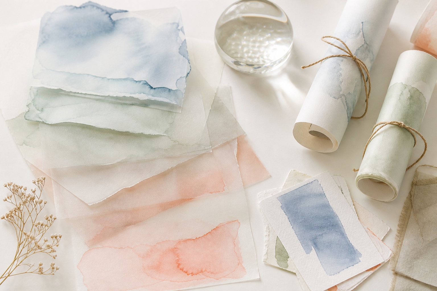 Watercolor Background Papers pattern preview